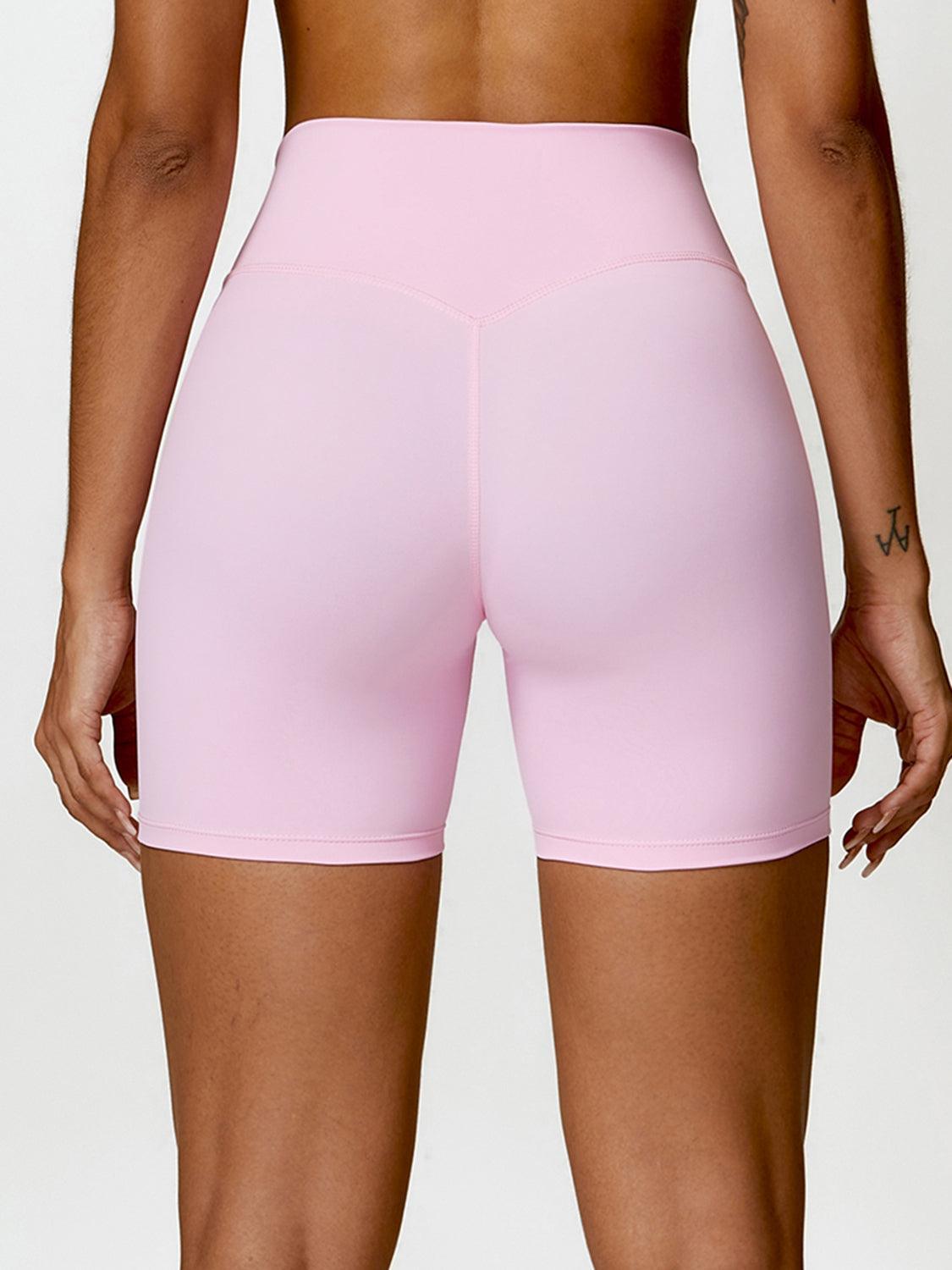 High Waist Active Shorts - 808Lush