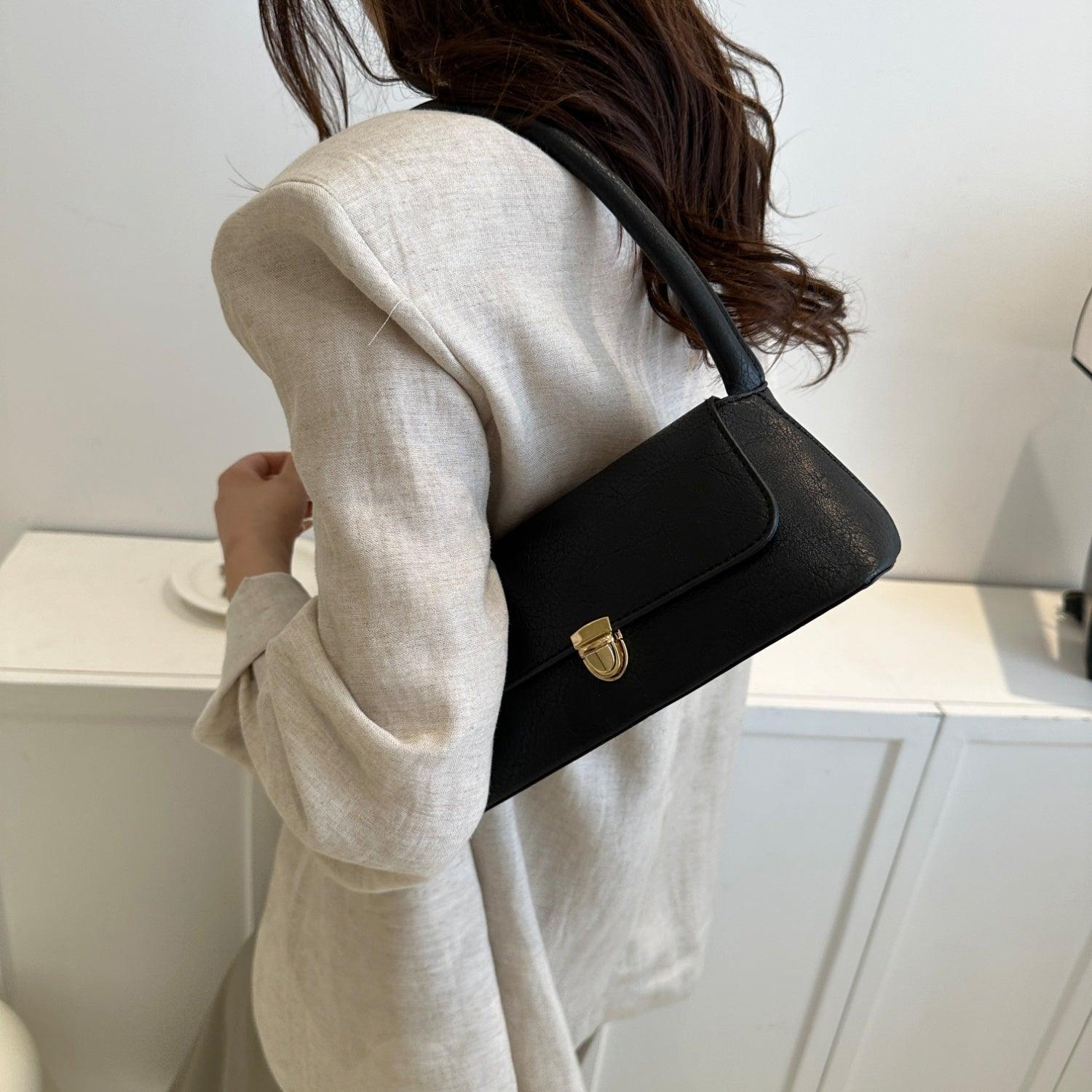 PU Leather Shoulder Bag - 808Lush