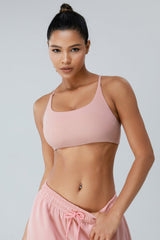 Crisscross Spaghetti Strap Active Bra - 808Lush