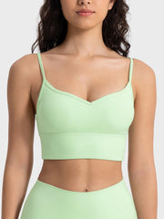 Spaghetti Strap Sport Bra - 808Lush