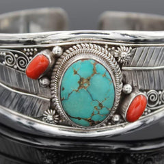 Turquoise Open Bracelet - 808Lush