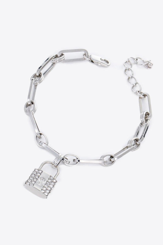 Lock Charm Chain Bracelet - 808Lush