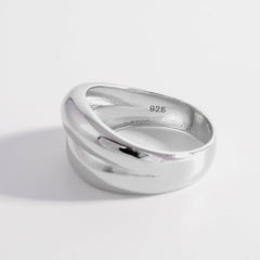 925 Sterling Silver Bulging Ring - 808Lush