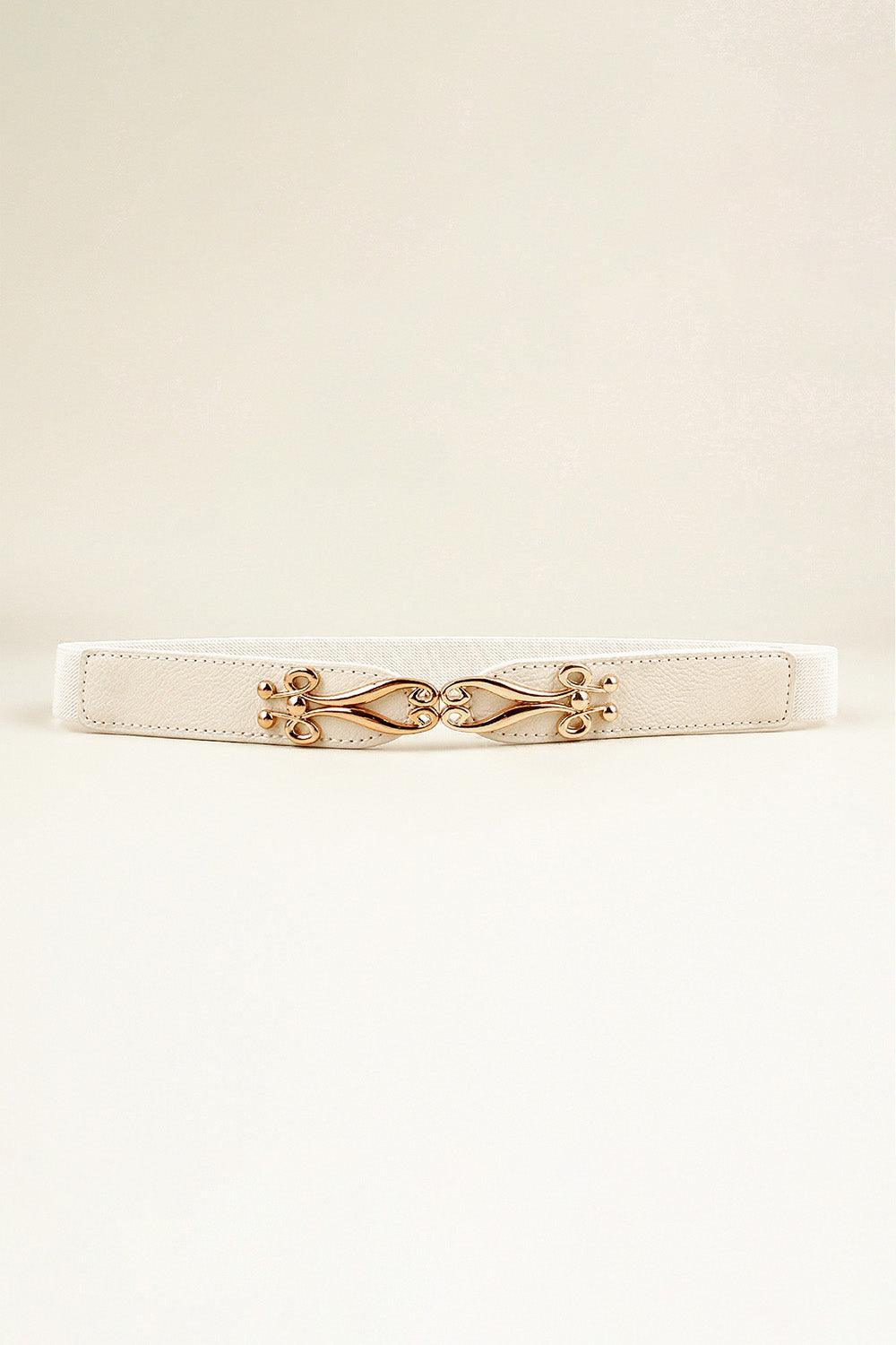 Alloy Buckle Elastic Belt - 808Lush