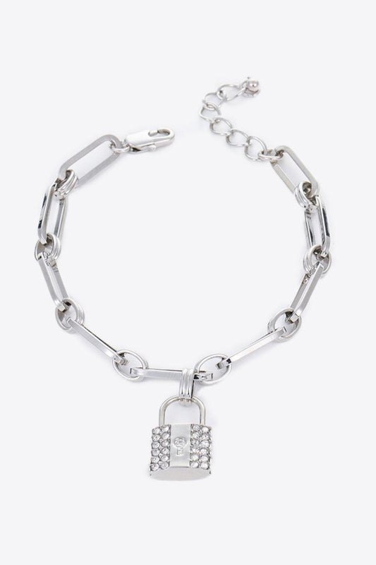 Lock Charm Chain Bracelet - 808Lush