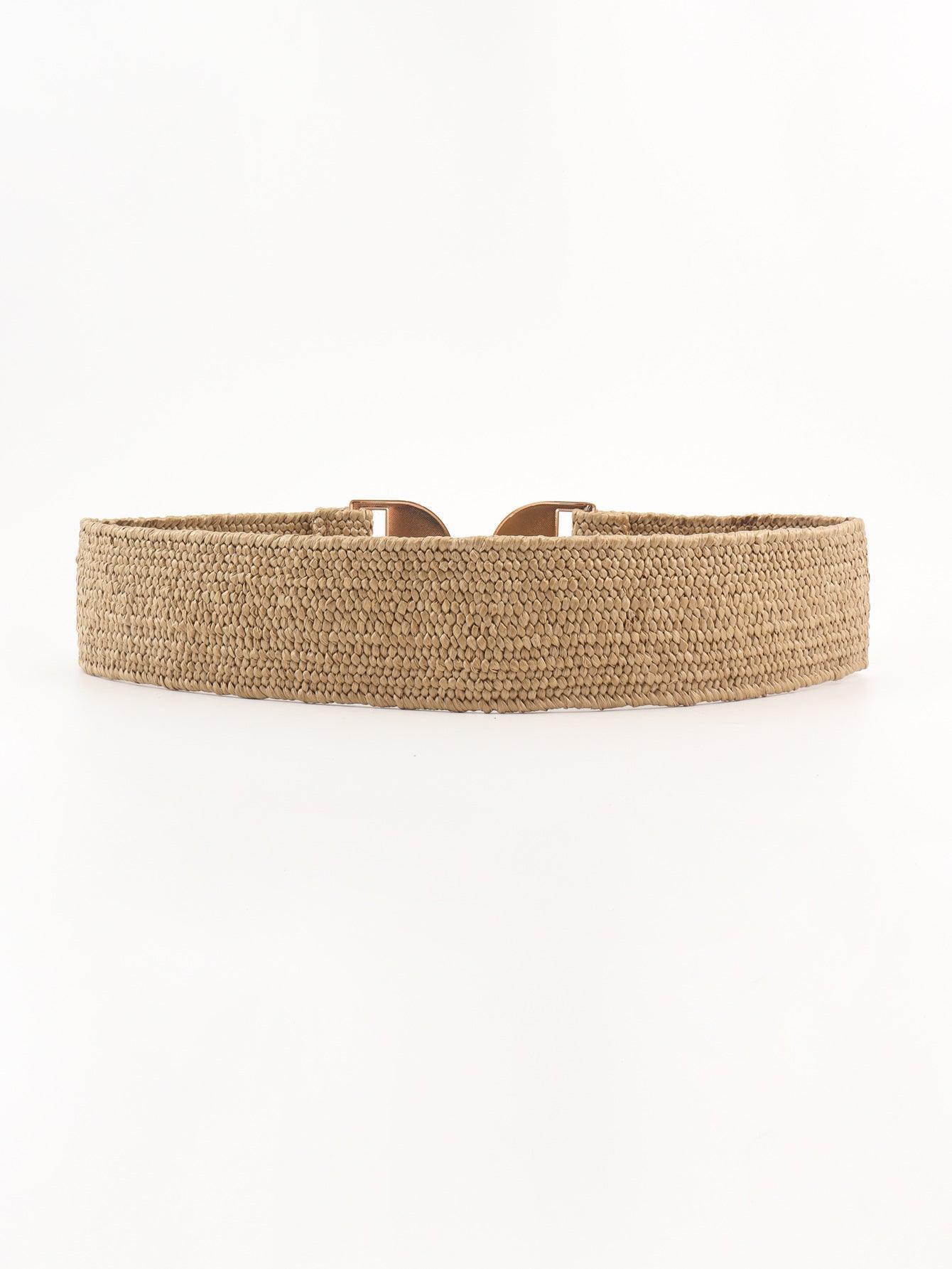 Alloy Buckle Elastic Belt - 808Lush