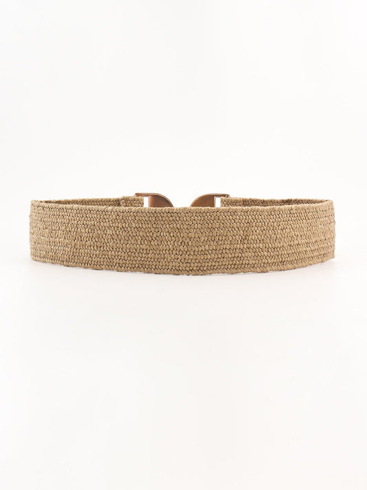 Alloy Buckle Elastic Belt - 808Lush