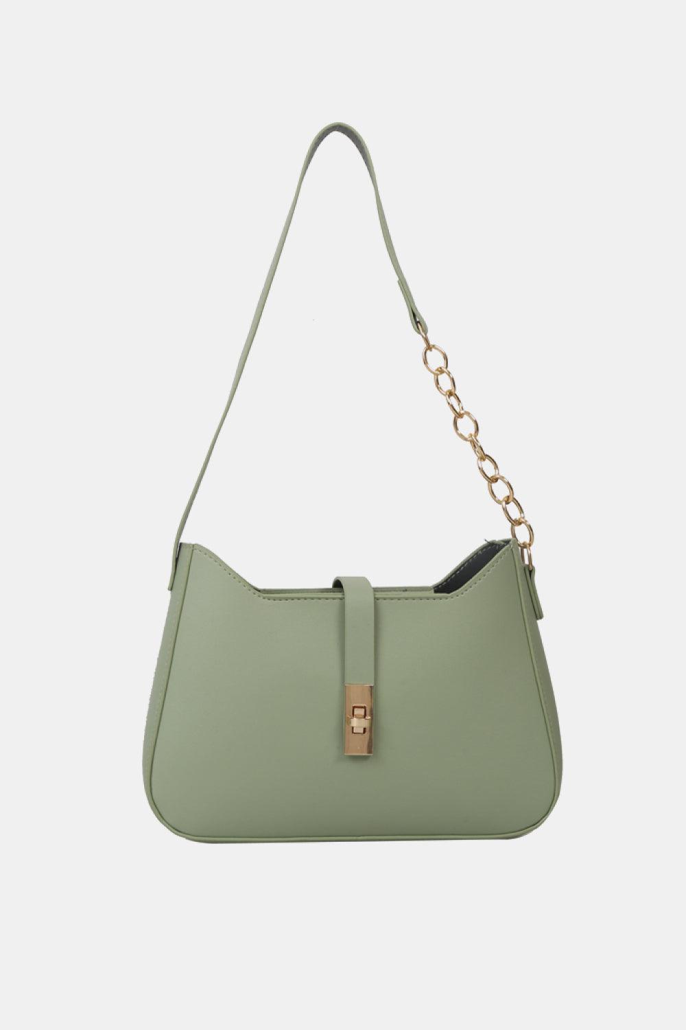 PU Leather Shoulder Bag - 808Lush