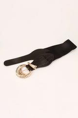 Shell Alloy Buckle Elastic Belt - 808Lush