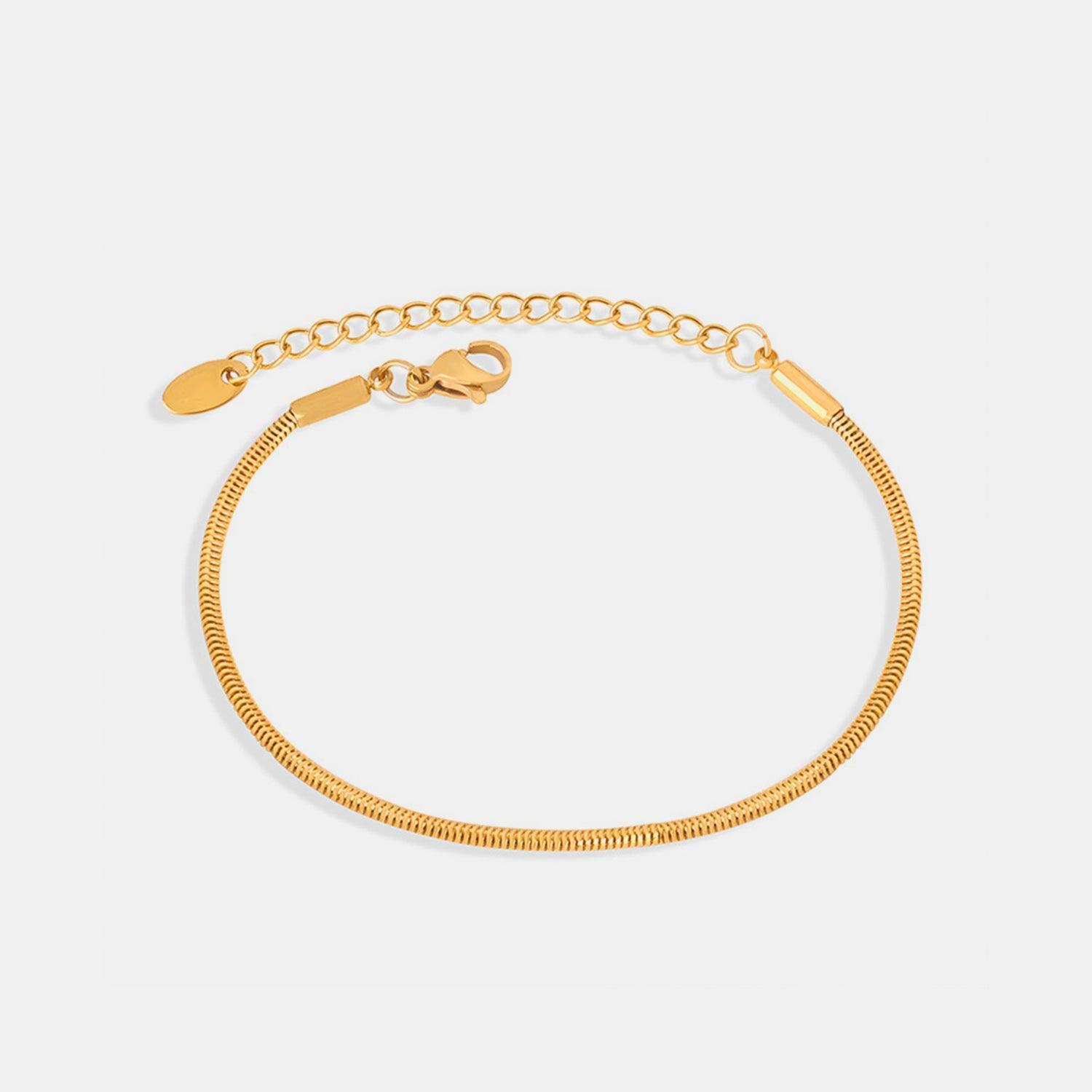 18K Gold-Plated Minimalist Bracelet - 808Lush