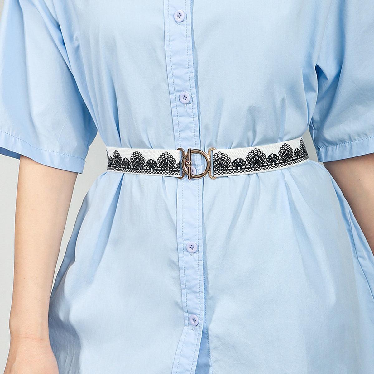 Toggle Clasp Elastic Belt - 808Lush