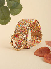 Multicolored Wide Belt - 808Lush