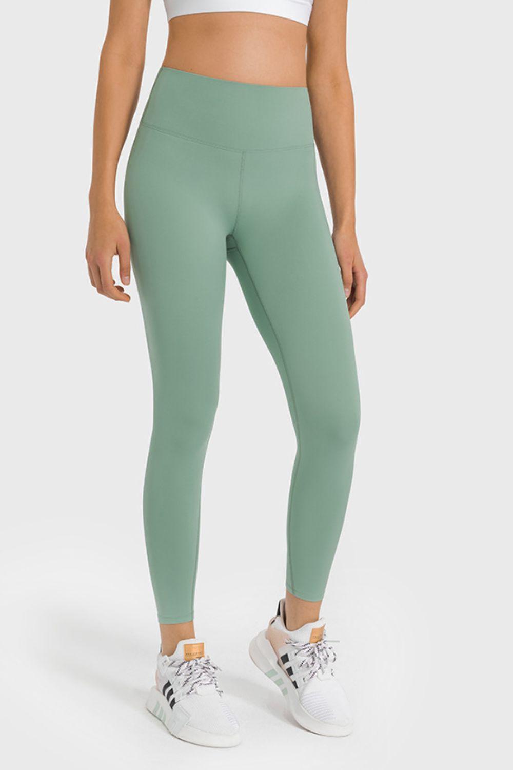 High Waist Ankle-Length Yoga Leggings - 808Lush