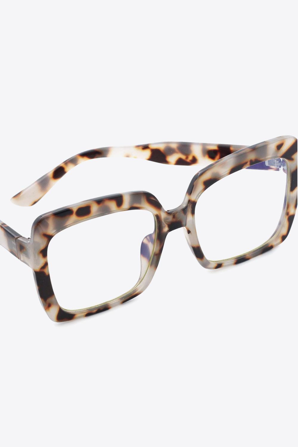 Tortoiseshell Full Rim Square Sunglasses - 808Lush