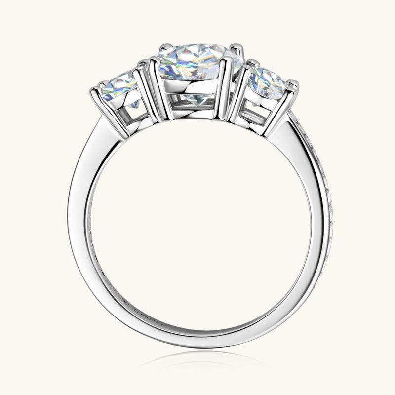 3 Carat Moissanite 925 Sterling Silver Ring - 808Lush