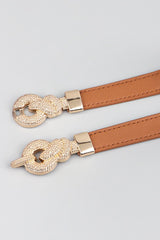 Zinc Alloy Buckle PU Leather Belt - 808Lush