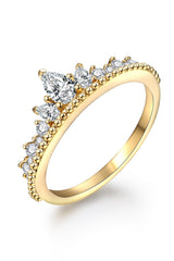Crown Shape Moissanite Ring - 808Lush