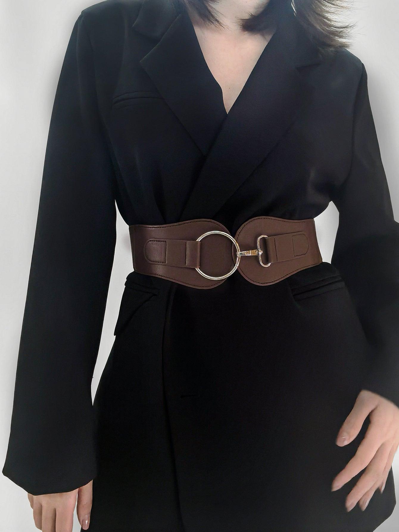 PU Elastic Wide Belt - 808Lush