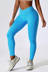 Slim Fit Wide Waistband Sports Leggings - 808Lush