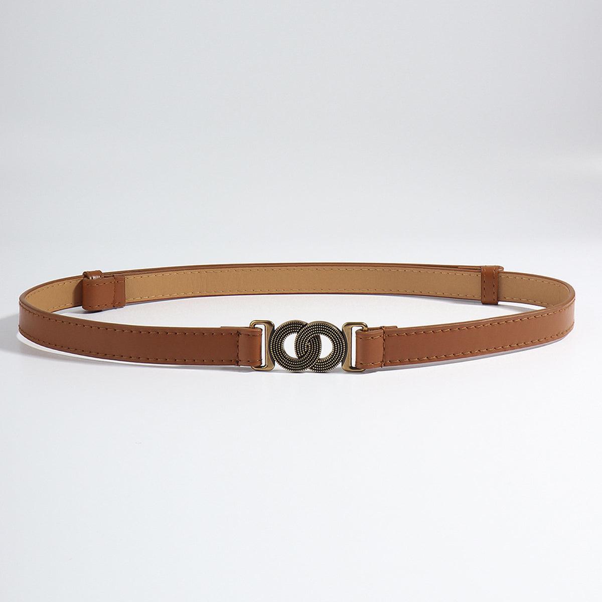 Alloy Buckle PU Belt - 808Lush