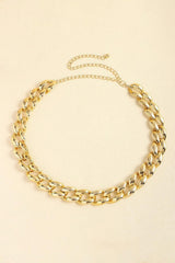 1" Width Acrylic Curb Chain Belt - 808Lush