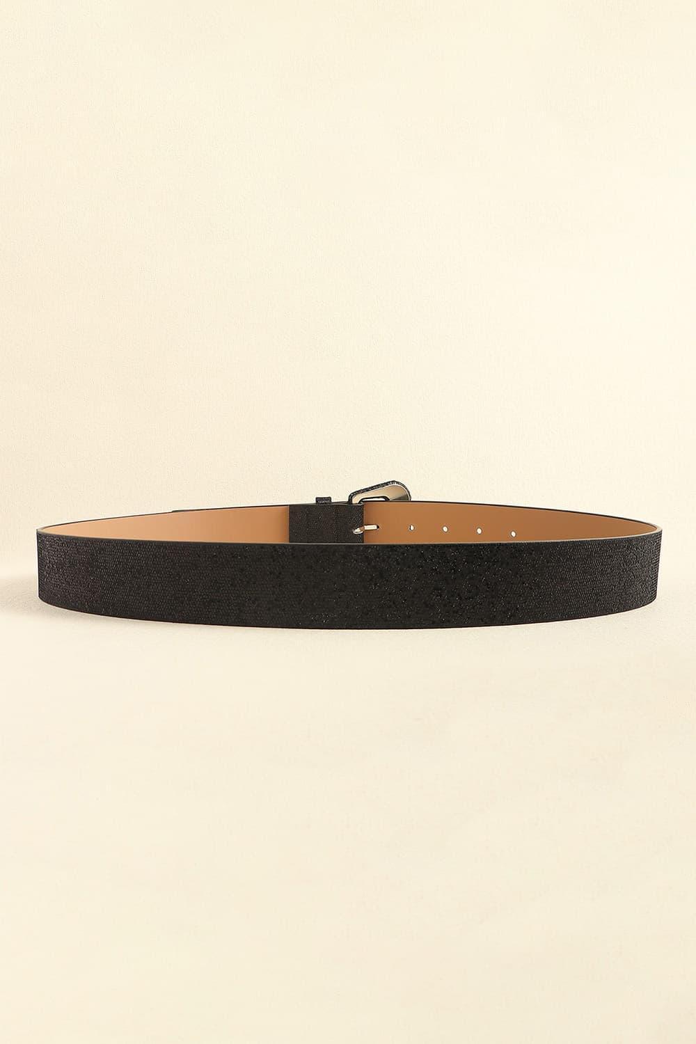 Glitter PU Leather Belt - 808Lush