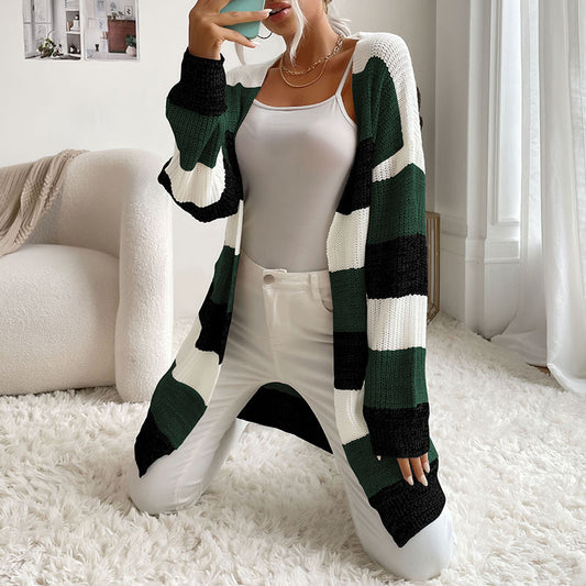 Women's Long Buttonless Sweater