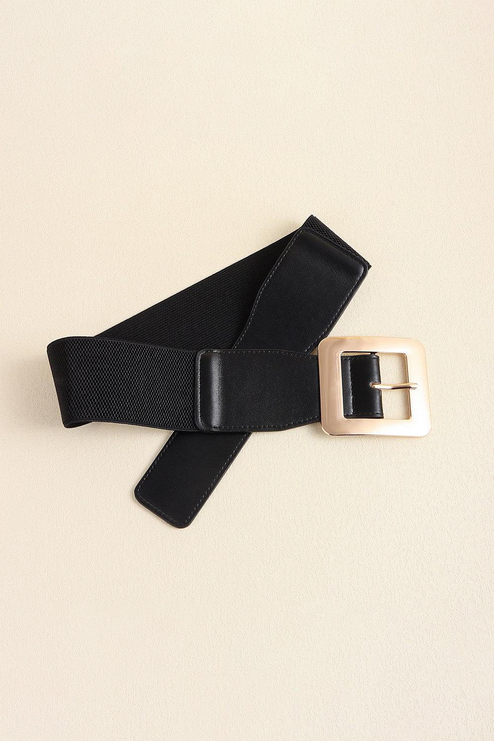 Alloy Buckle PU Leather Belt - 808Lush