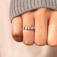 925 Sterling Silver Oil Drip Ring - 808Lush
