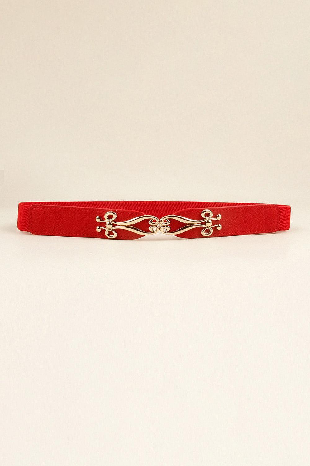 Alloy Buckle Elastic Belt - 808Lush