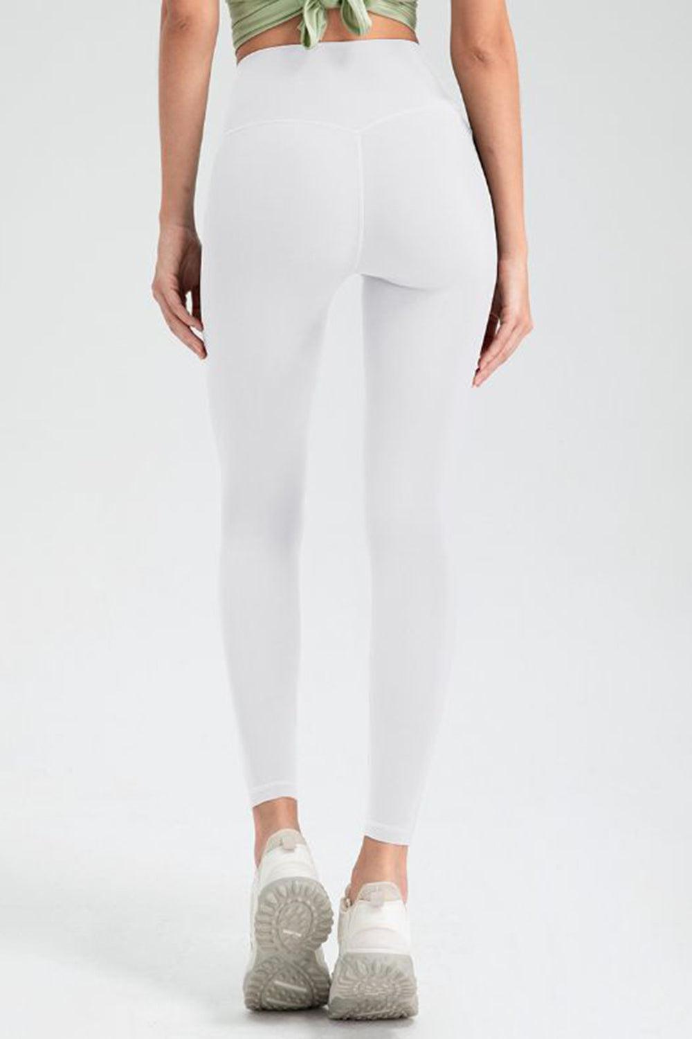 Wide Waistband High Waist Sport Leggings - 808Lush