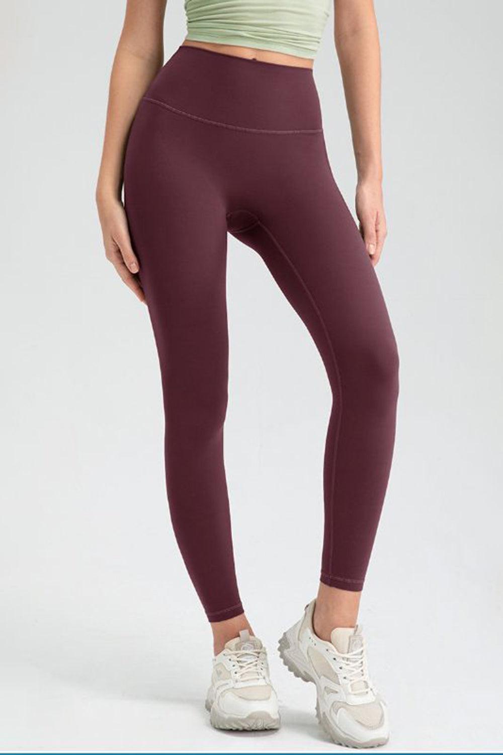 Wide Waistband High Waist Sport Leggings - 808Lush