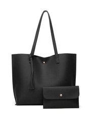 Tassel Zip Bag Large Capacity Shoulder Tote Bag - 808Lush