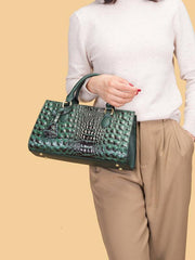 Retro Fashion Embossed Handheld Shoulder Messenger Bag - 808Lush