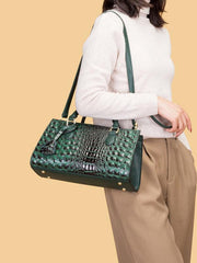 Retro Fashion Embossed Handheld Shoulder Messenger Bag - 808Lush