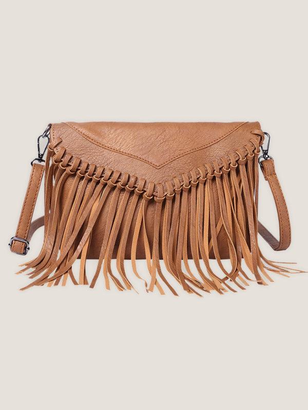 Envelope Tassel Bag Ladies Shoulder Messenger Bag - 808Lush