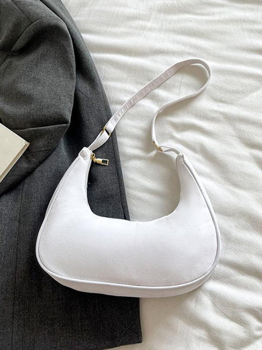Retro fashion simple one shoulder portable dumpling armpit bag - 808Lush