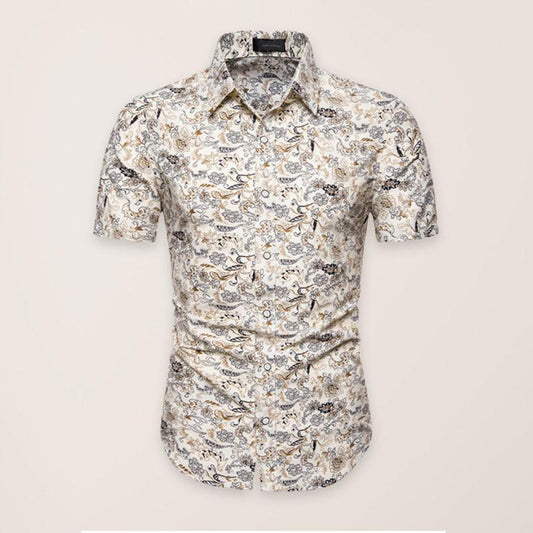 Men's Summer Fashion Printed Short Sleeve Shirts - 808Lush