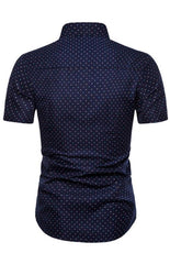 Men's Summer Fashion Short Sleeve Printed Shirt - 808Lush