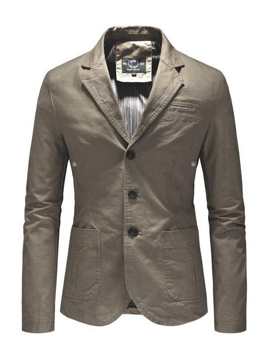 Men's Business Casual Slim Fit Collar Suit - 808Lush