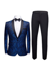 Men's Slim Fit Business Two Piece Suit - 808Lush