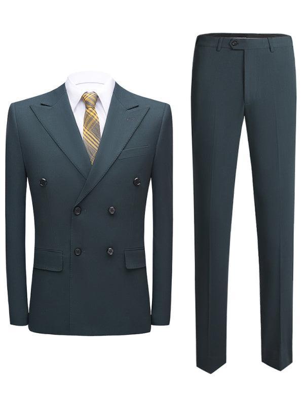 Men's Slim Fit Business Two Piece Suit - 808Lush