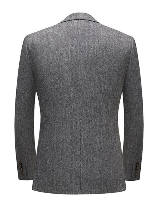 Men's Slim Fit Business Two Piece Suit - 808Lush