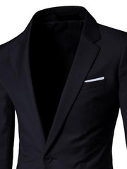 Men's Business Slim Suit Jacket Single Suit - 808Lush