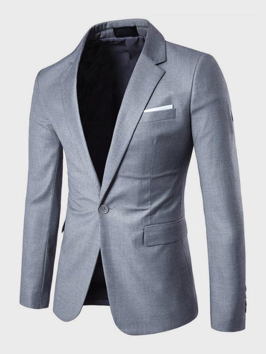 Men's Business Slim Suit Jacket Single Suit - 808Lush