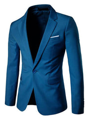 Men's Business Slim Suit Jacket Single Suit - 808Lush