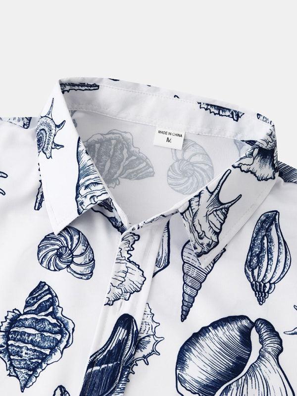 Men's Hawaiian Print Short Sleeve Shirt - 808Lush