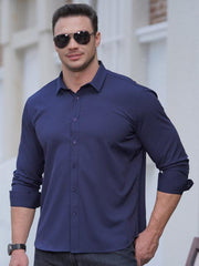 Men Long Sleeve Business Casual Thin Shirt - 808Lush