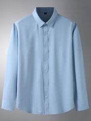 Men Long Sleeve Business Casual Thin Shirt - 808Lush