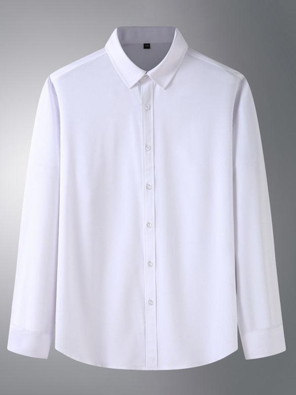 Men Long Sleeve Business Casual Thin Shirt - 808Lush